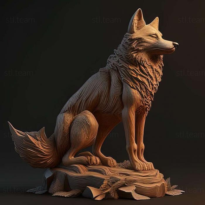 Animals wolf 3d model